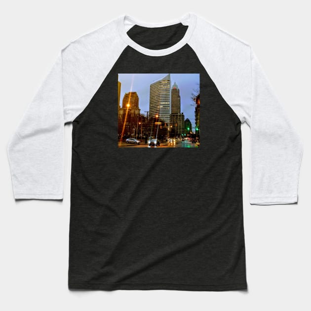 Cleveland Rain Baseball T-Shirt by ArianeInThe216